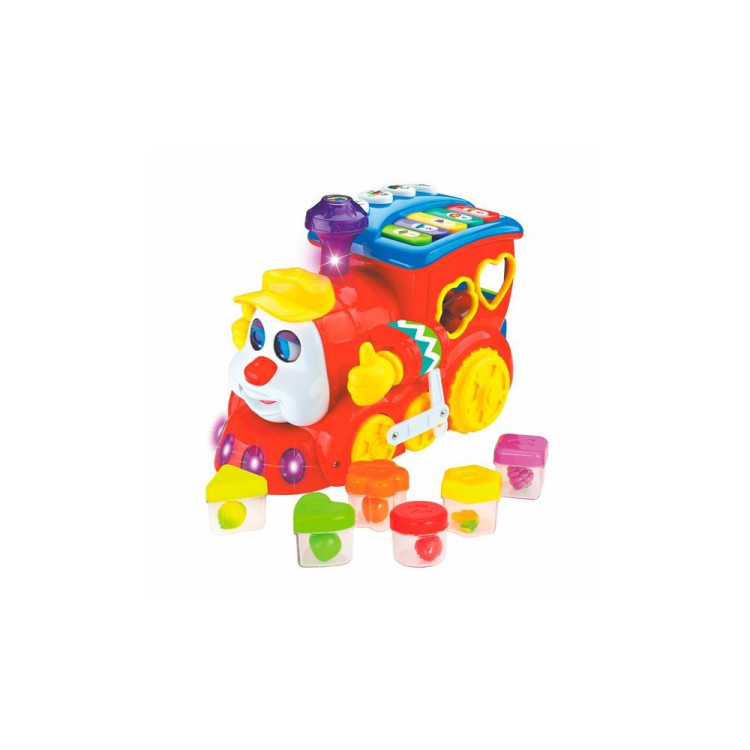 Vzdelávací vláčik s triedičom a klavírikom